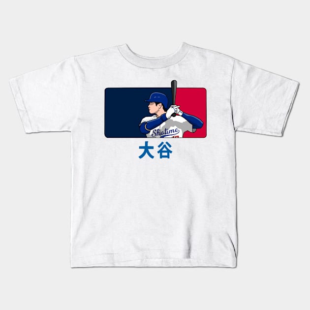 shohei ohtani ohtaniland fanmade 2 Kids T-Shirt by rsclvisual